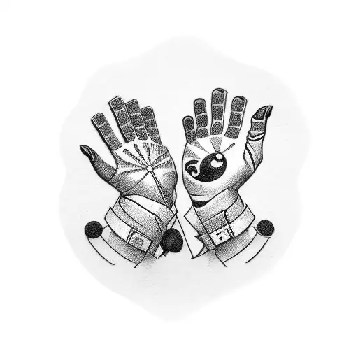 Hand Tatto With Gaming