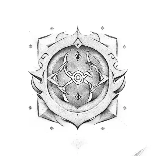 Sheikah Symbol With The Master Swors