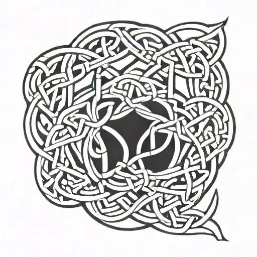 Gg Mm Celtic Knot Design Incorporating