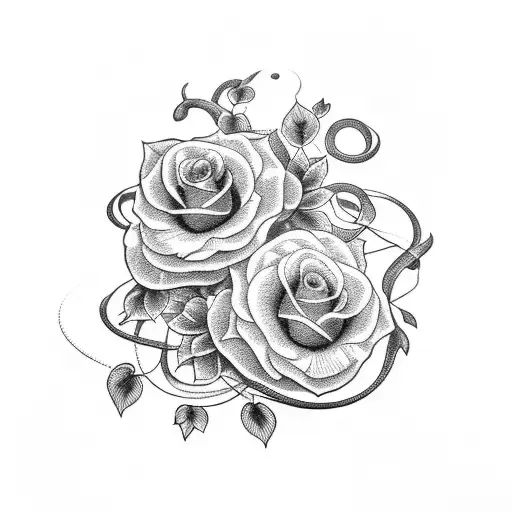 Elegant Floral And Vine