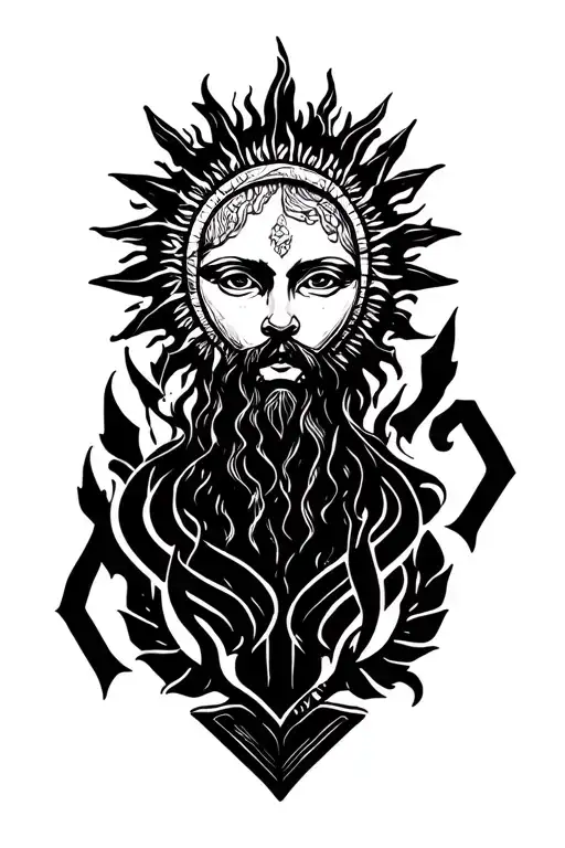 Sagitarius Sun And Arrow Very