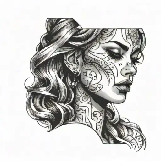 A Beautiful Girls Face And Cry And Horny