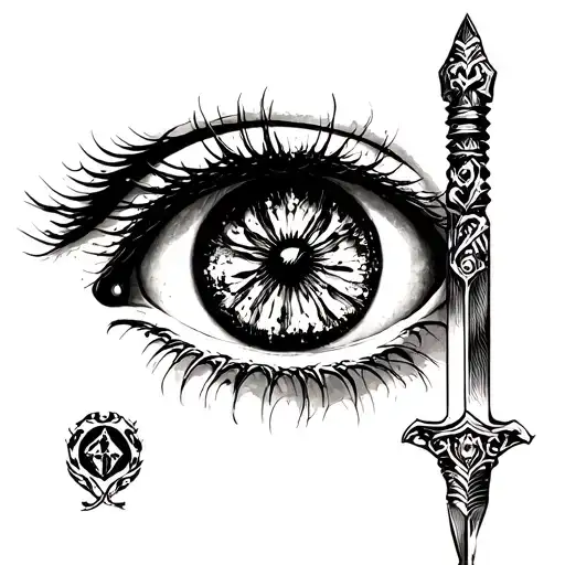 An Eye With A Sword