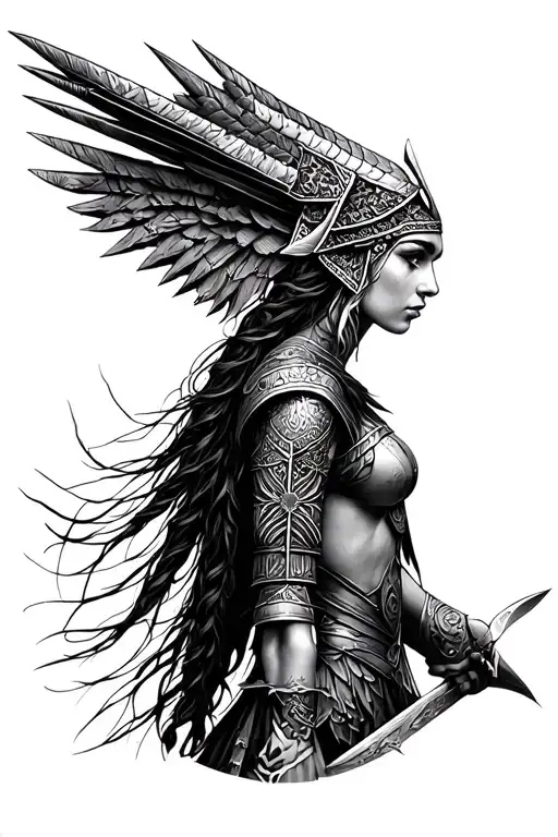 Valkyrie Nordic Warrior Woman