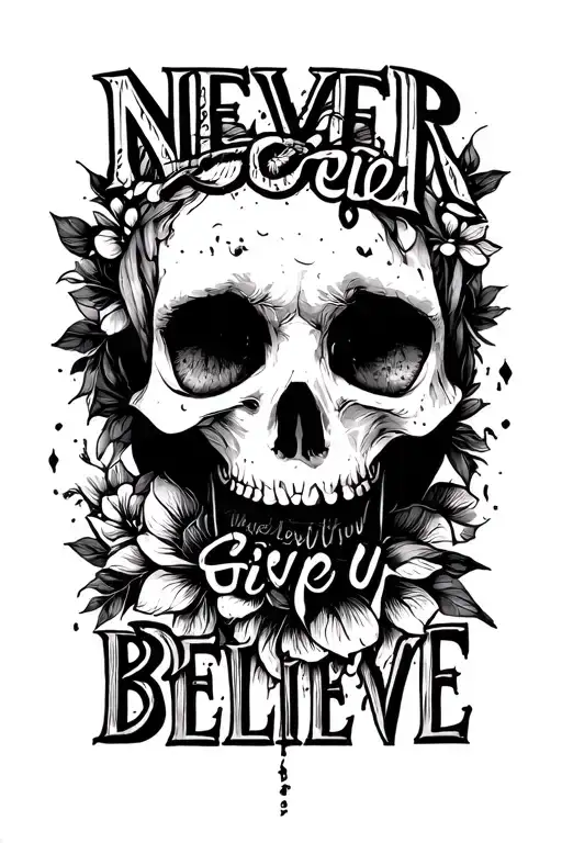 Never Give Up Believe