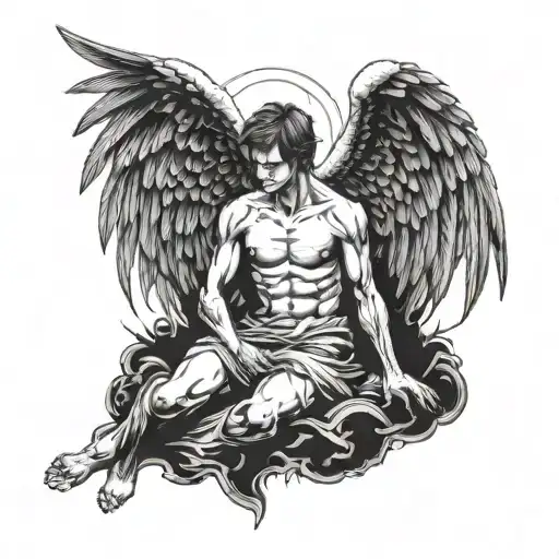 Fallen Angel Man