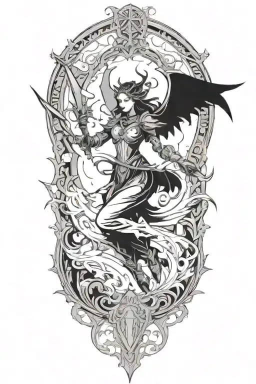 Diablo 3 Auriel Queen Of Angels Fighting