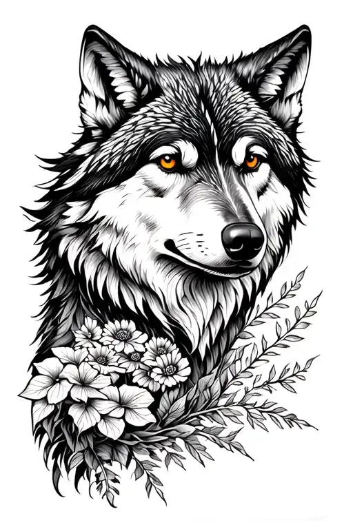 Wolf And Natur Sleeve