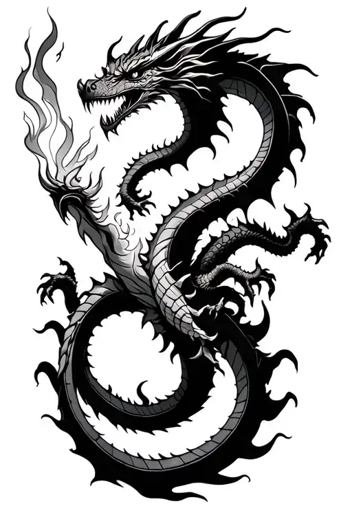 Dragon Breathing Fire