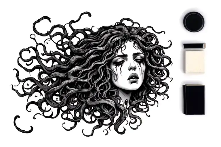 Medusa Crying Pretty Woman