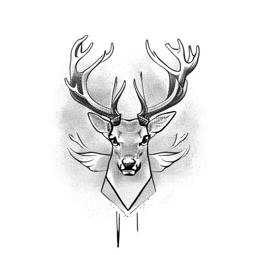 Stag Head Dark Gothic Chest