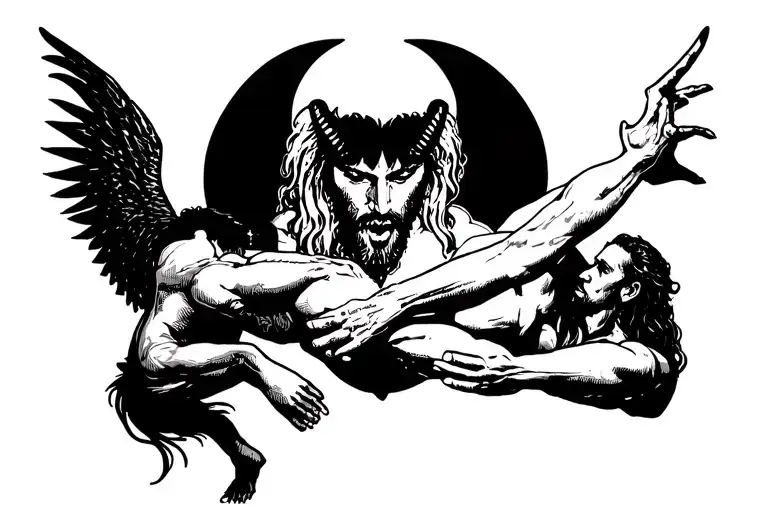 Jesus Vs Devil Jiu Jitsu