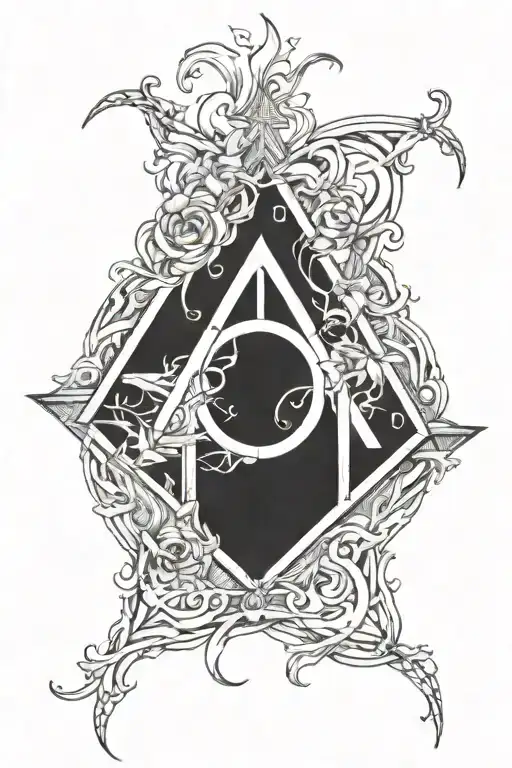 Deathly Hallows Symbol Incorporated