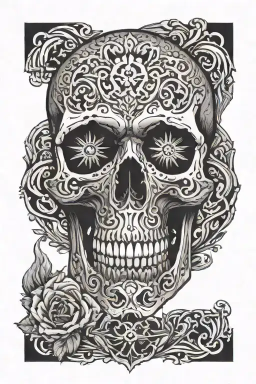 Skull W Dark Side