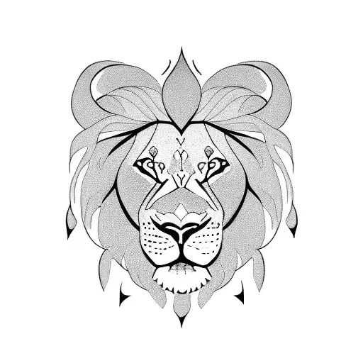 Calm And Powerfull Lion