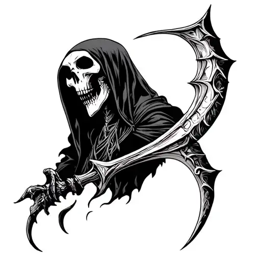 Reaper Snd Sickle Representing Death