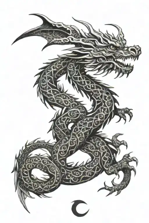 Nordic Dragon Wrapped