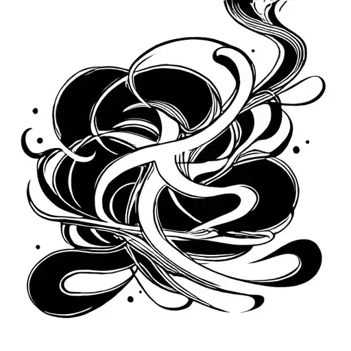 Smoke Background Black