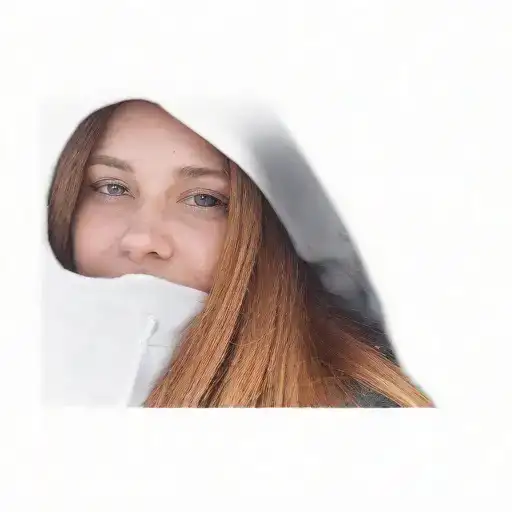 A Woman In A Black Hoodie