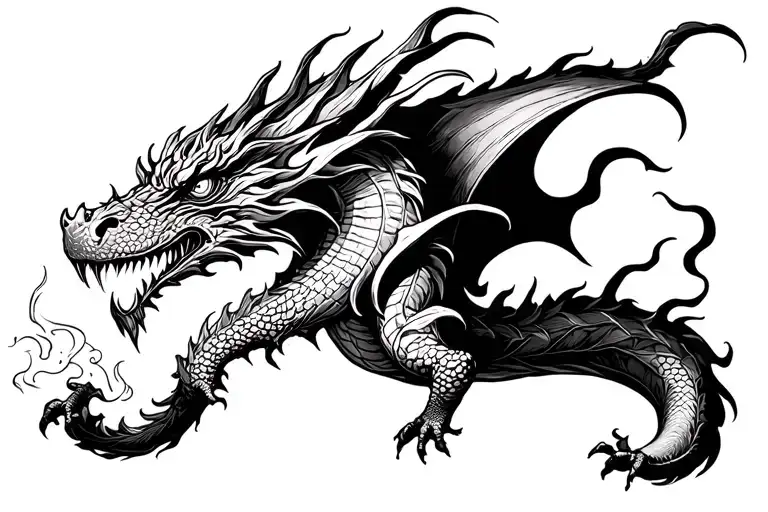 Dragon Breathing Fire