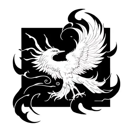 Pheonix Rising Phoenix From Fire