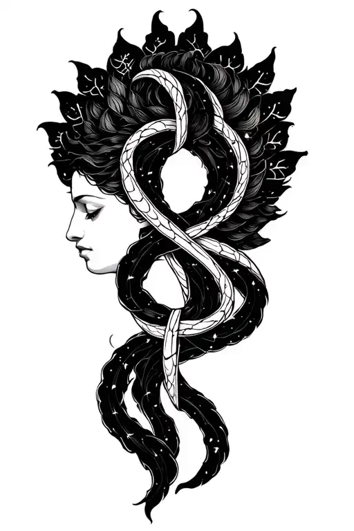 Gemini Zodiac Sign Intertwined