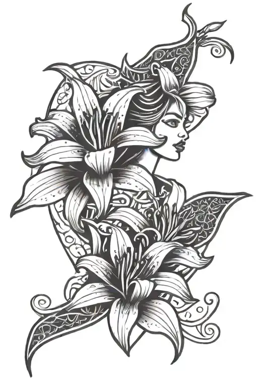 Geometric Egypt Mexico Disney Love Princess Lillies