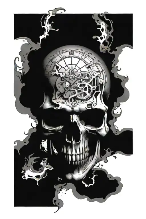 Skull Watch An Head