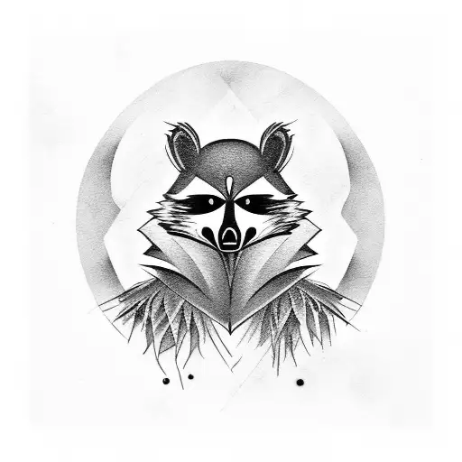 Crow Raccoon Memento Mori