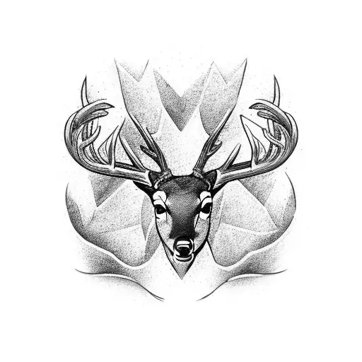 A Pair Of Boxing Gloves With The Images Of A Whitetail Deer And A Salmon Stamped On Them