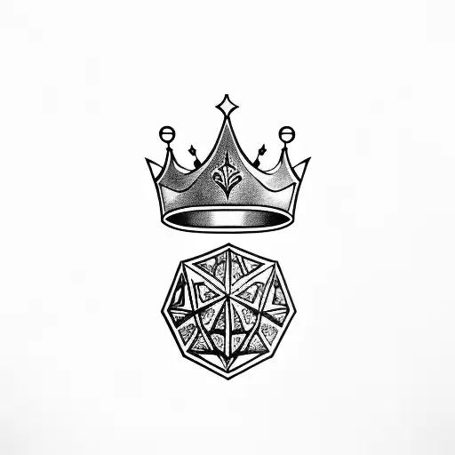 Crown Above Two Dice