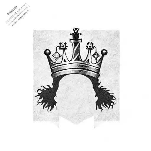 Chess King With Basquiat Crown