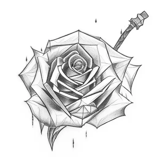 Dark Rose And Sword