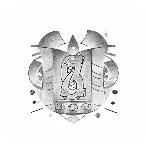 The Number Seven In A Casino Font