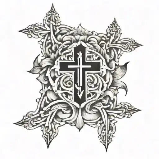 Cross With Mom And Dad