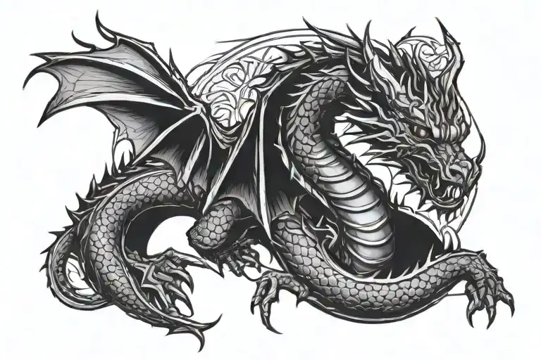 Dragon Skyrim Sleeve