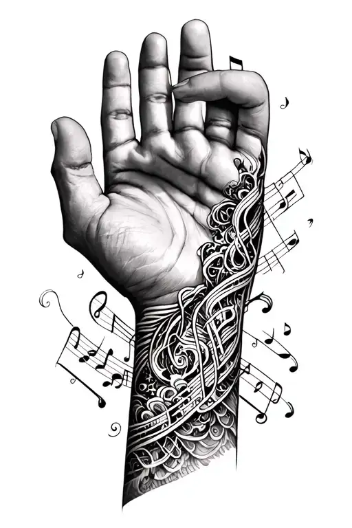 The Inner Side Of The Forearm Has Patterns Related To Music And Singing