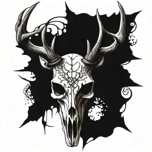 Deer Skull For My Knee
