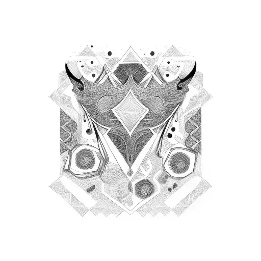 Abstract Pattern Back To Shoulder