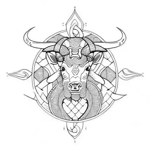 I Want A Tattoo That Combines The Zodiac Signs Taurus And Capricorn