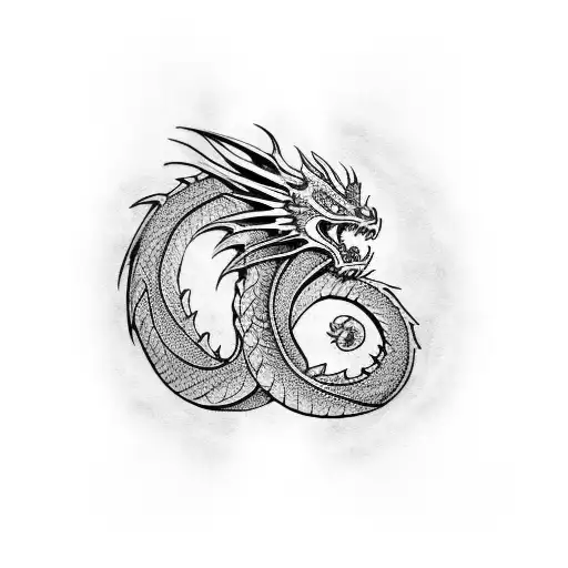 Dragon Sur La Cuisse