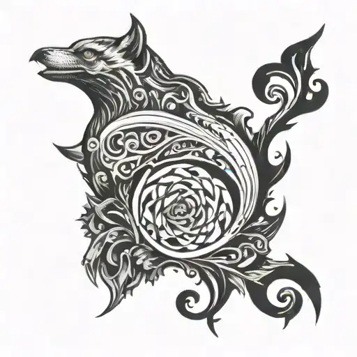 Side Neck Tattoo With A Word That Is Totally Different