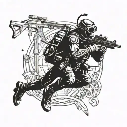 Combat Diver And Sniper