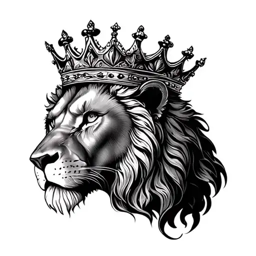 Lion With Crown
