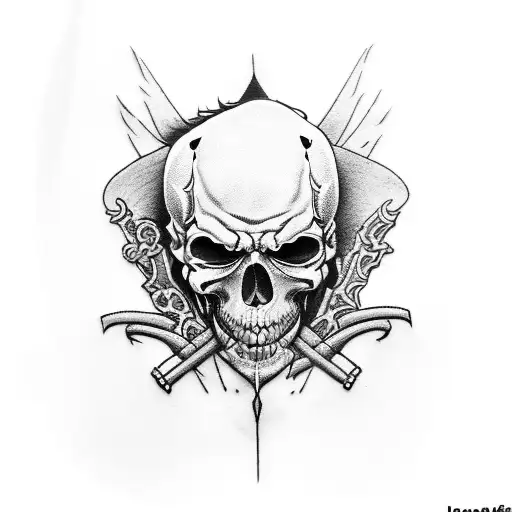 Sons Of Anarchy Reaper Next To Joker