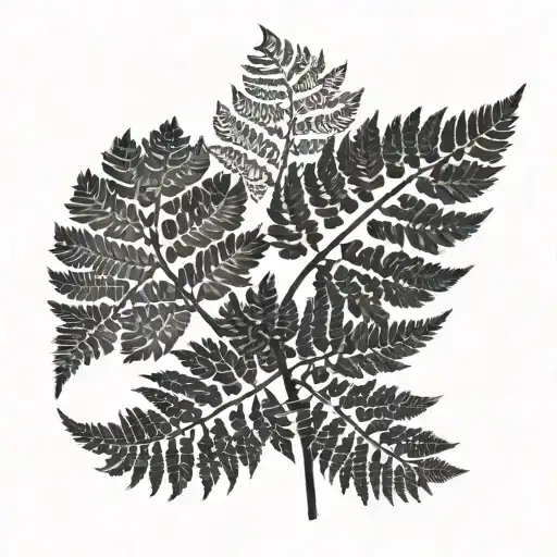 Negative Space Fern