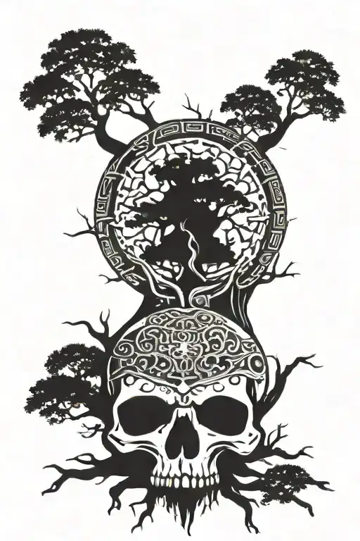 Mayan Death Life Tree