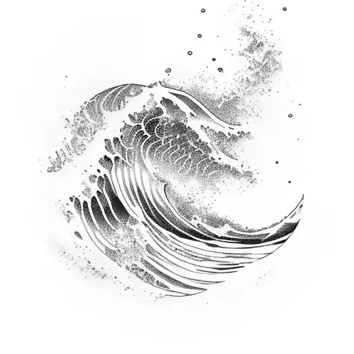 Ocean Wave With Name Leah