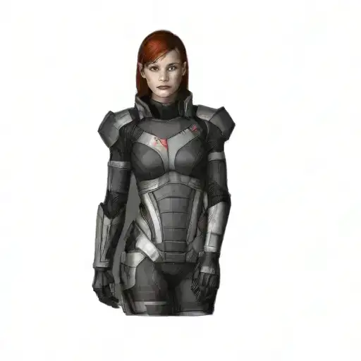 A Female Character From Mass Effect