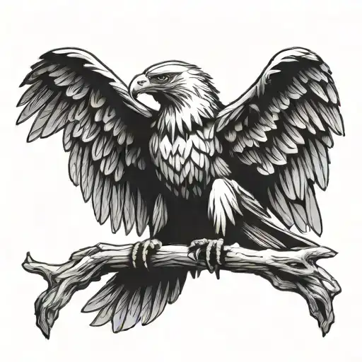 Eagle Holding Each Other